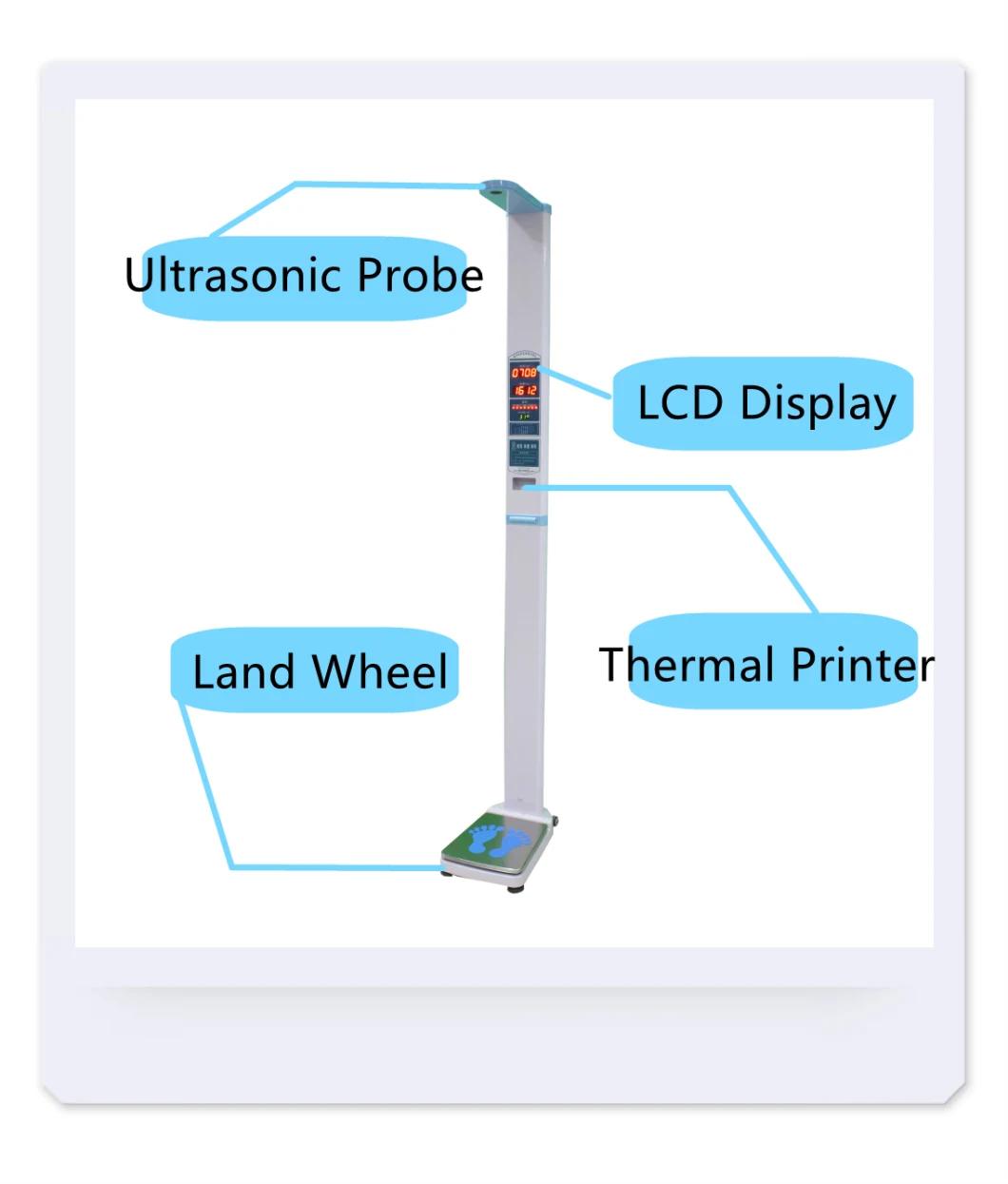 500kg Electronic Foldable BMI Height Weight Balance Health Checkup Machine