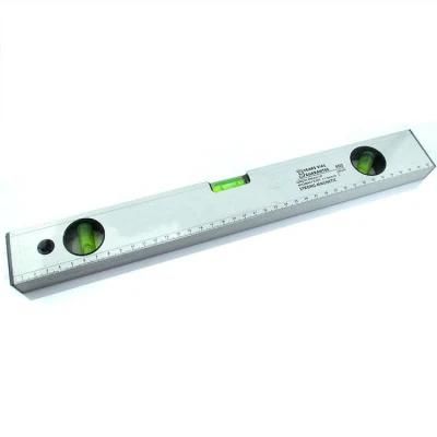 Professional Hand Tool Custom Straight Magnetic Aluminum Bubble Spirit Level Ruler