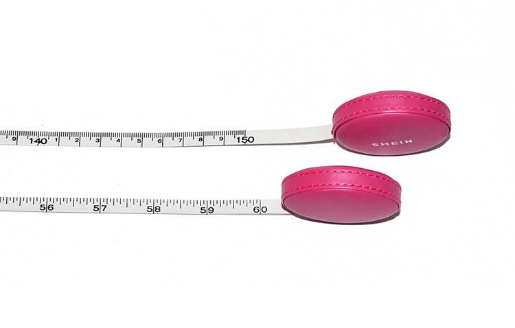 Colorful 1.5m PU Wrap Round Case Measuring Tape Rt-206