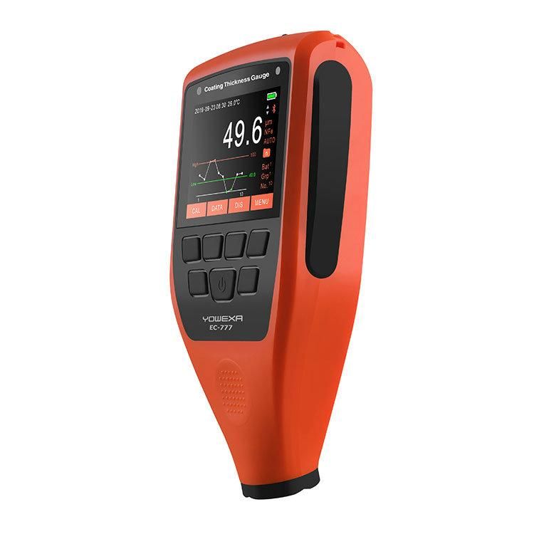 Ec-777 Colorful LCD Screen Coating Thickness Gauge Digital Paint Meter for Car