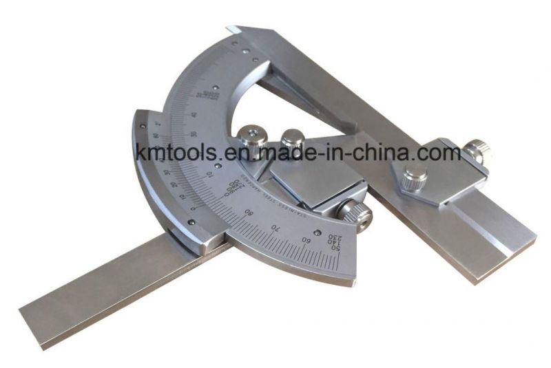 High Quality 0-320 Degree Stainless Steel Vernier Protractor