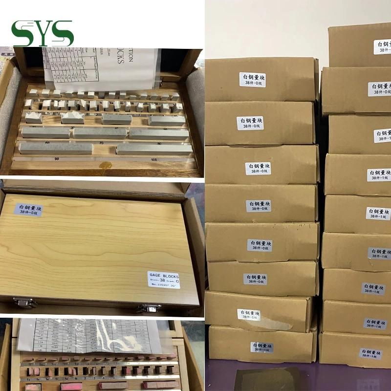 High Quality High Precision Alloy Steel Calibration Gauge Block Set