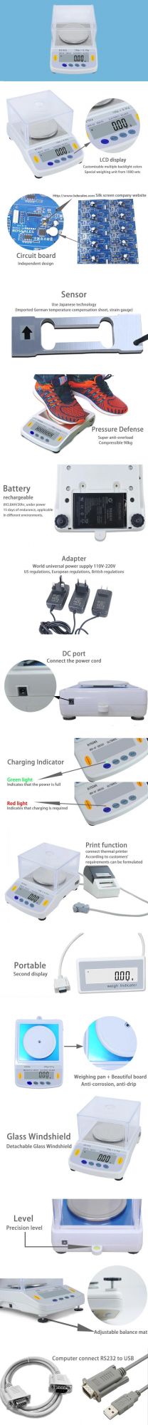 100g 0.01g High Precision Digital Weighing Balance