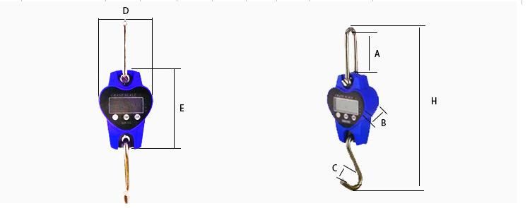 High Strength 300kg Electric Scales with PA Plastic Housing Capacity