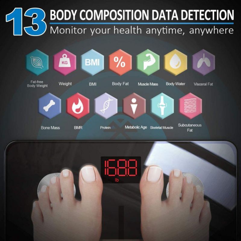 Smart Weight Bluetooth Home Electronic Fat Analysis Body Scale
