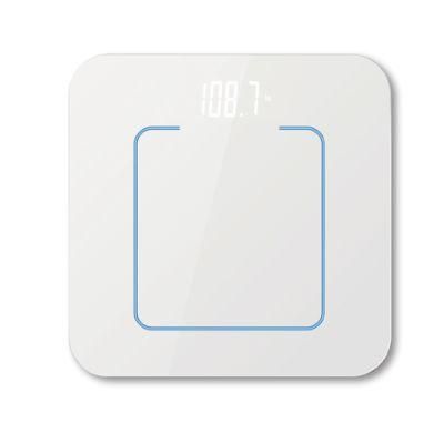 Bluetooth Bathroom Scale with Tempered Glass and LED Display