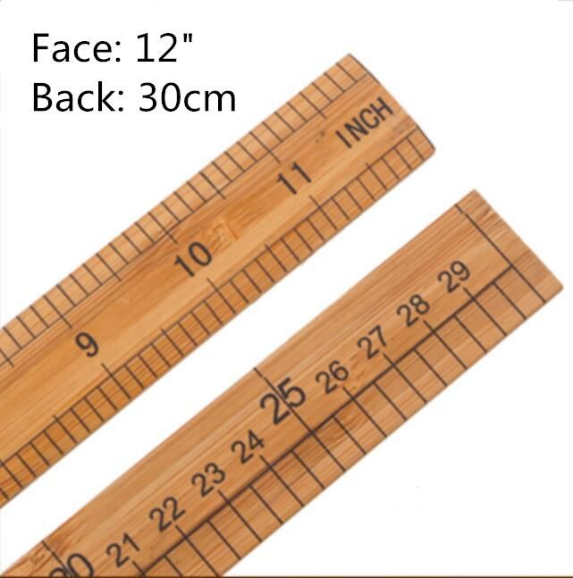 Good Quality Bamboo Ruler Inch Tailor′s Ruler Measure Clothing Ruler Cloth Piece Straight Ruler Market Inch 1 Meter 1 Foot