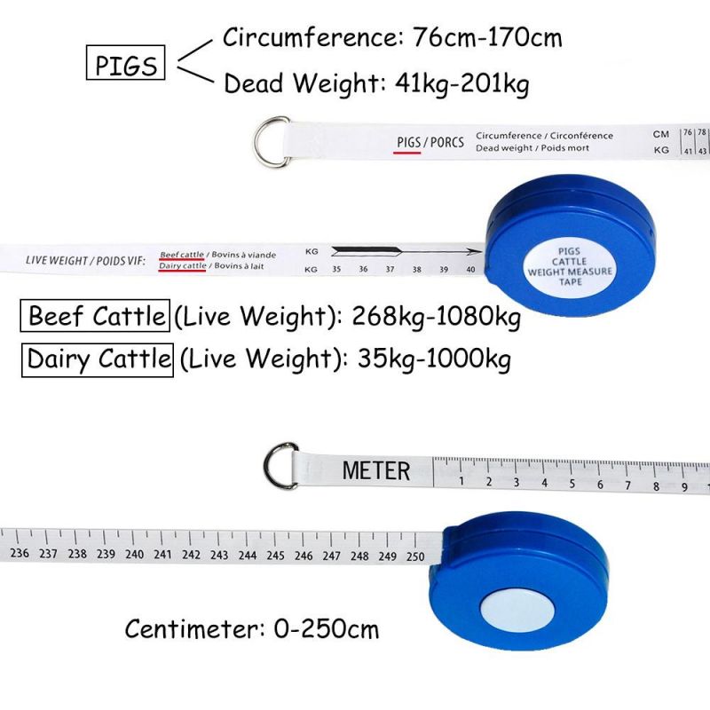 Cow (Pig) Animal Weight Multifunction Tape Measure Upon Your Design