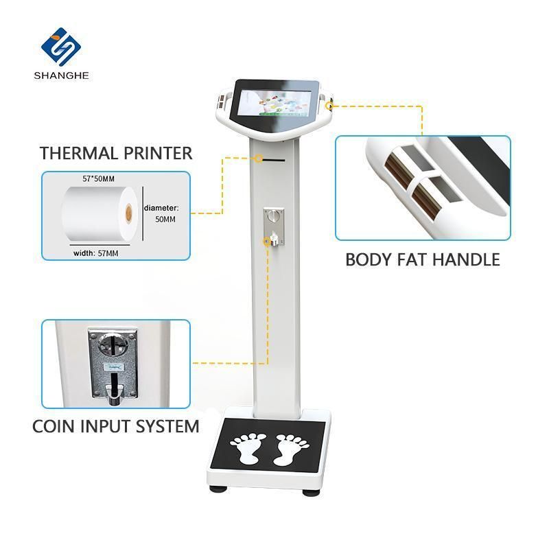 Body Fat Scale Fat Analyzer Machine with Advertising Screen