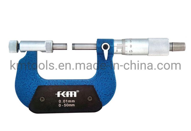 0-50mm Precision Outside Micrometer with Anvil Attachment