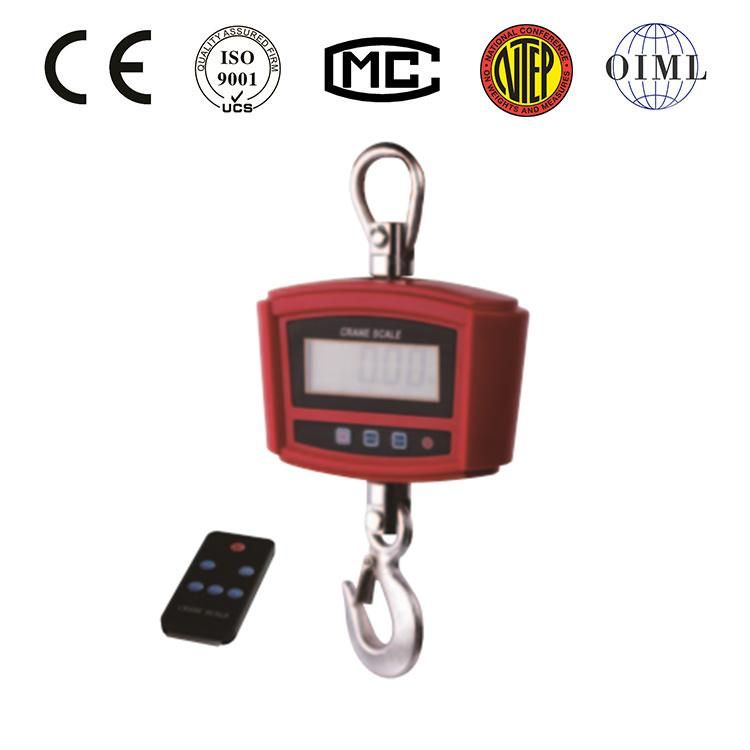 High Strength Strong Stable Electronic 300kg High Precision Crane Hanging Scale