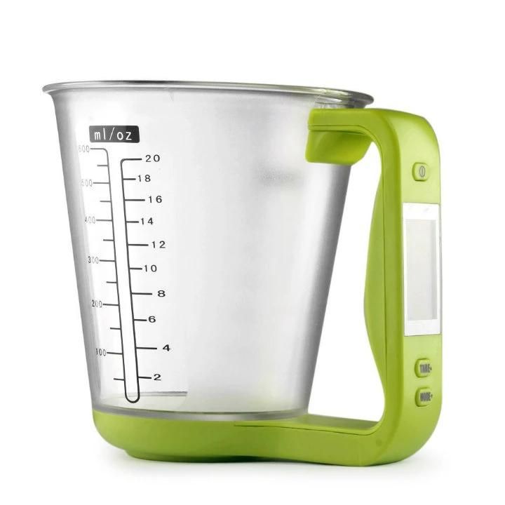 Digital Liquid Measure Cup Jug Household Scales with LCD Display