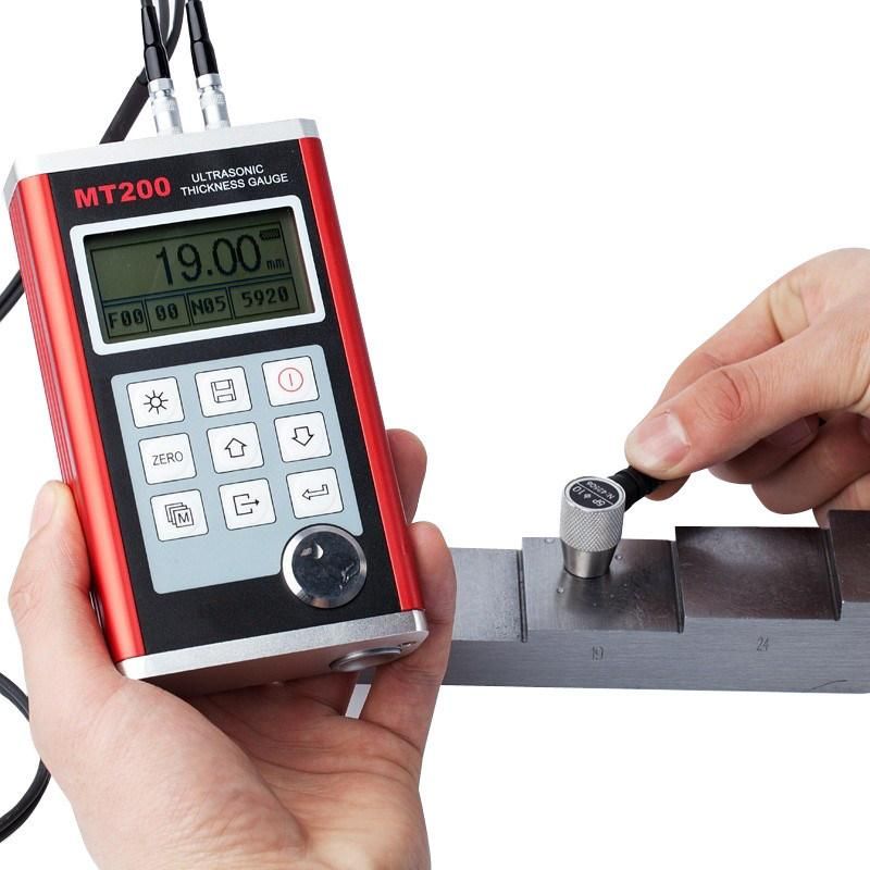 LCD 2.5MHz High Precision Ultrasonic Thickness Gauge