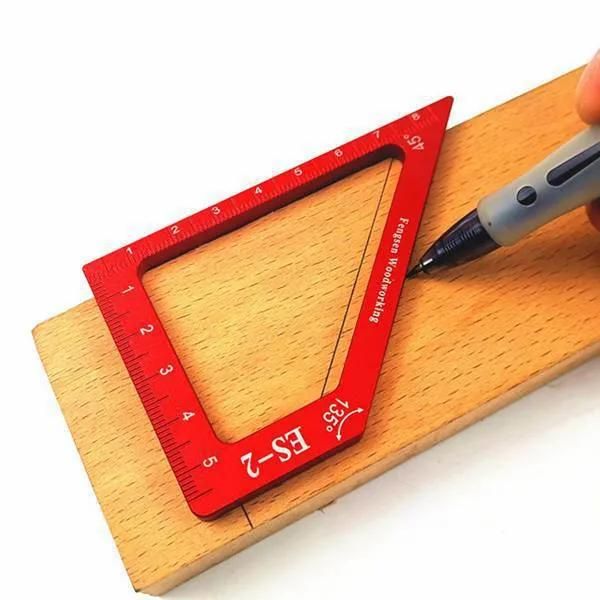 Woodworking Ruler 90 45 Degree Angle Ruler Measuring Instrument Woodworking