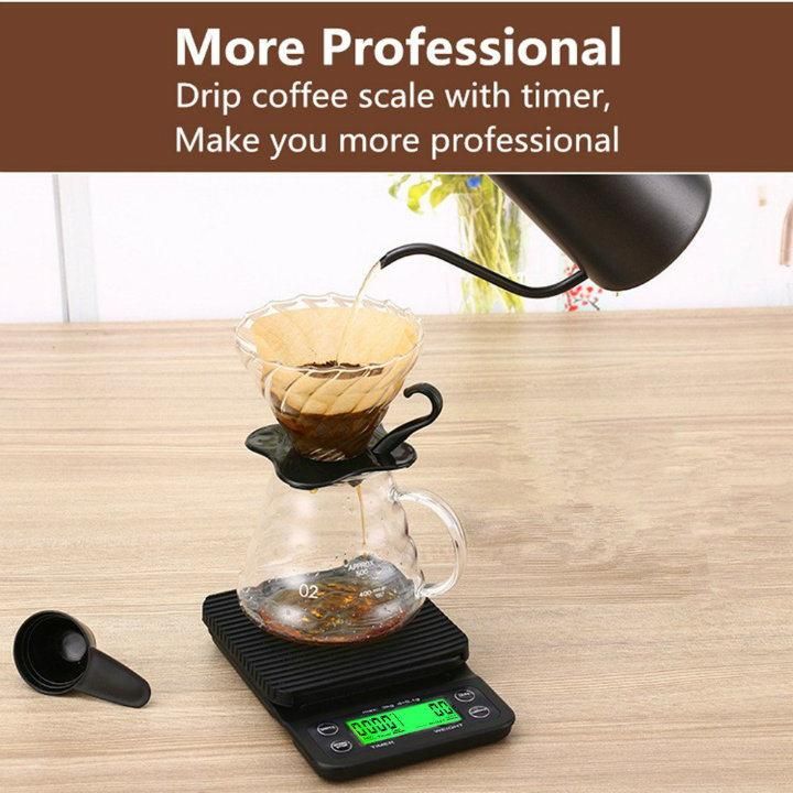 China Factory Digital Coffee Kitchen Weighing Scale 3kg 0.1g