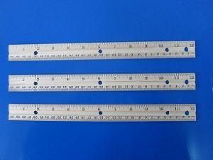 Wooden Ruler with 4 Holes-Sm3026
