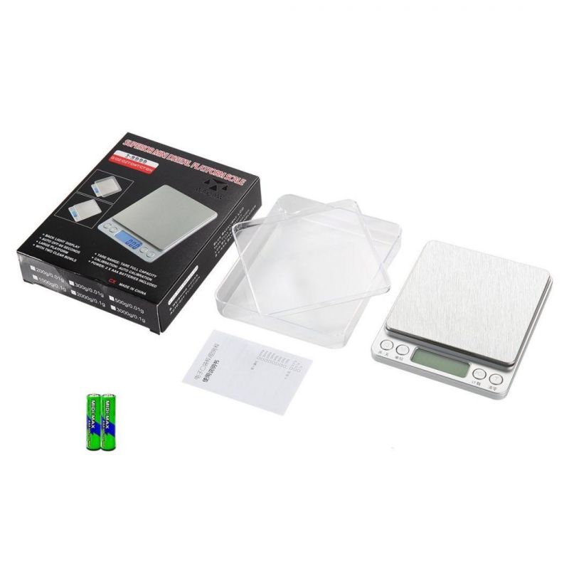 High Precision Stainless Steel Digital Food Scale Jewelry Balance/Digital Pocket Scale Electrical Weighting Scale