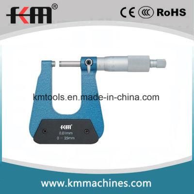 0-25mm Deep Throat Micrometer with 0.01mm Graduation