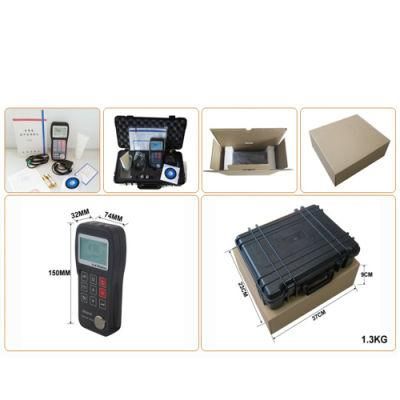 Portable Ultrasonic Metal Coating Paint Thickness Meter Gauge