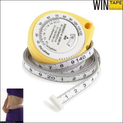 150cm Waterdrop Shape BMI Measuring Tape Health Care Product