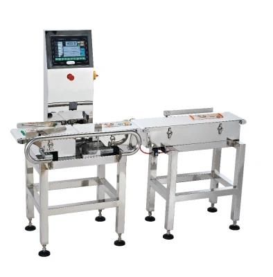 Juzheng High Precision Dynamic in Motion Food Check Weigher Machine with Rejector