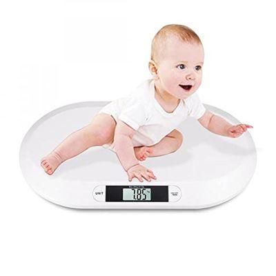 Baby Scale 10g Small Animal Scale 55*33*3cm Digital Scale Baby Pet Scales Capacity 20kg, Electronic Baby/Pet Scale (White)
