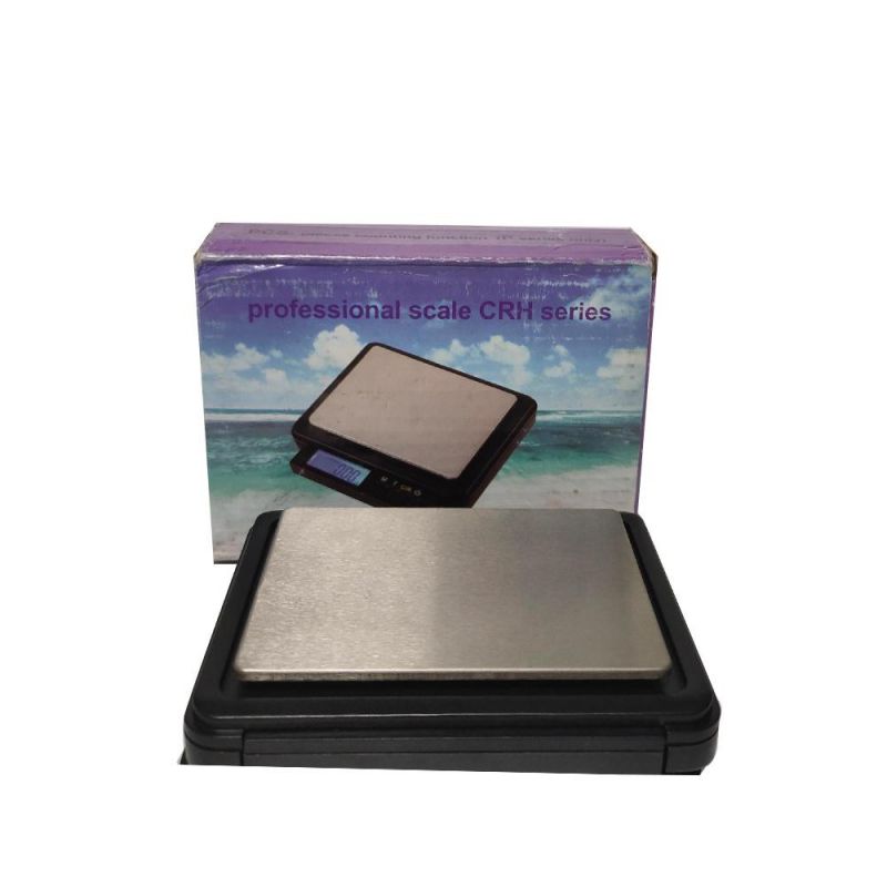 200g/0.01+2000g/0.1 Dual-Range Pocket Portable Diamond Jewelry Scale