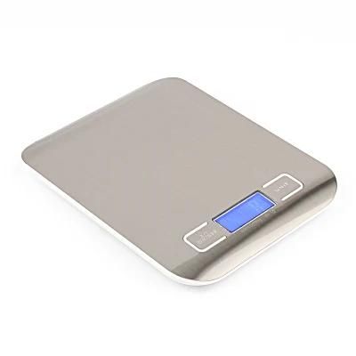 5kg Stainless Steel Platform Digital Kitchen Scale for Food