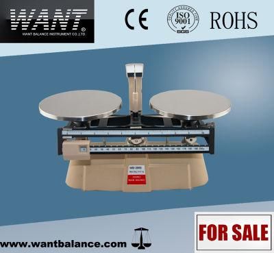 2000g 0.1g Two Beam Mechanical Scale