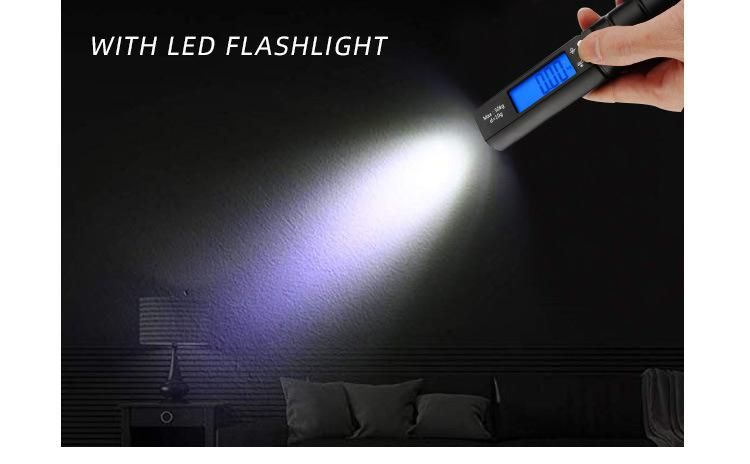 Portable Luggage Scale with Flashlight