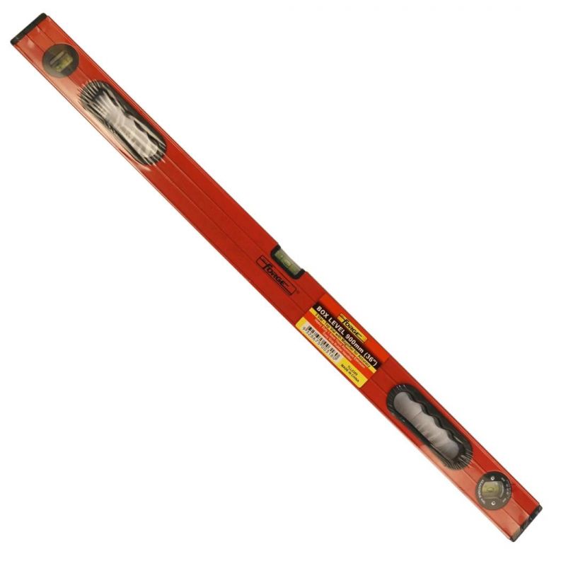 36" Heavy Duty Aluminum Box Level Spirit Level with Magnifier