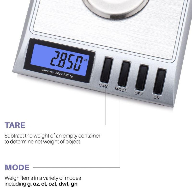 0.001g / 20g Weight Scale Supplier of Hostweigh, Electronic Pocket Jewelry Balance Digital Scale Jewelry Small Scale Business
