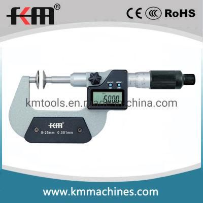 0-25mm Electronic Digital Disk Micrometers (Non-rotating spindle)