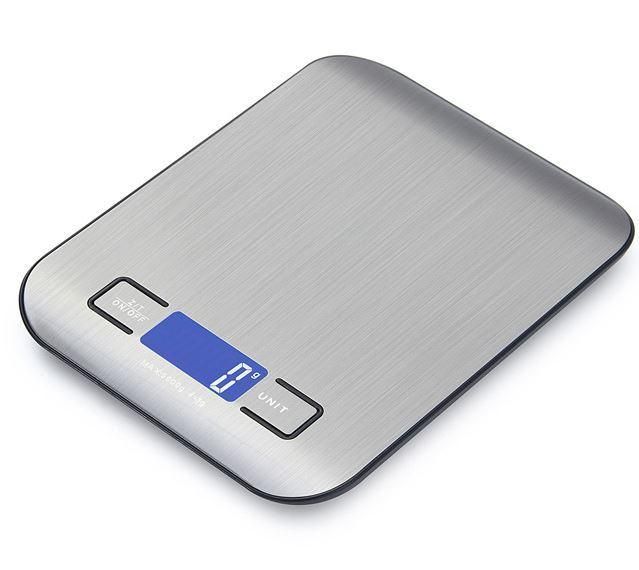 Hot Selling 11lb 5kg Stainless Steel Platform with LCD Display Digital Multifunction Kitchen and Food Scale