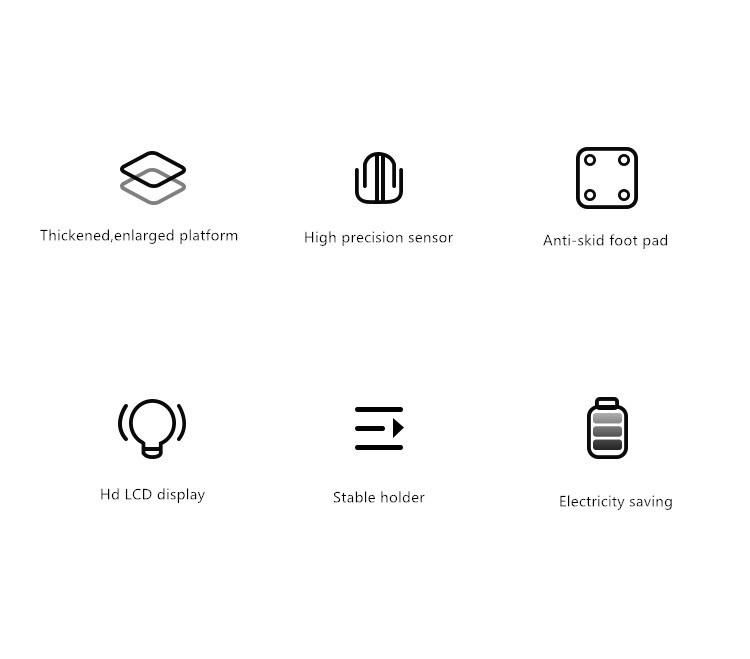 Electronicweighing Balance Scale Connected APP Smart Body Fat Scale