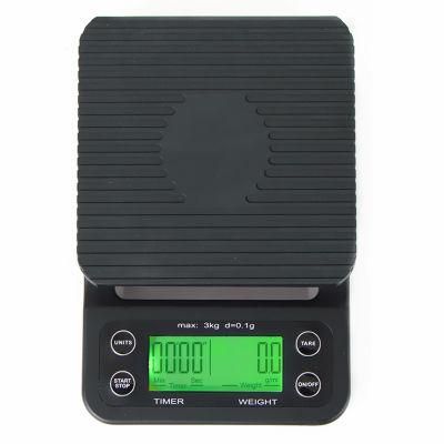 2019 LCD Digital Electronic Weight Household Drip Scale Timer 3kg