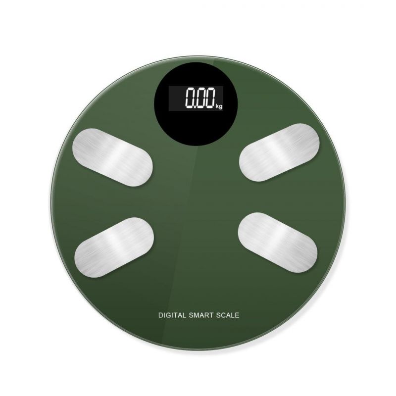 Bl-6012t High Quality Round Glass Digital Body Scale