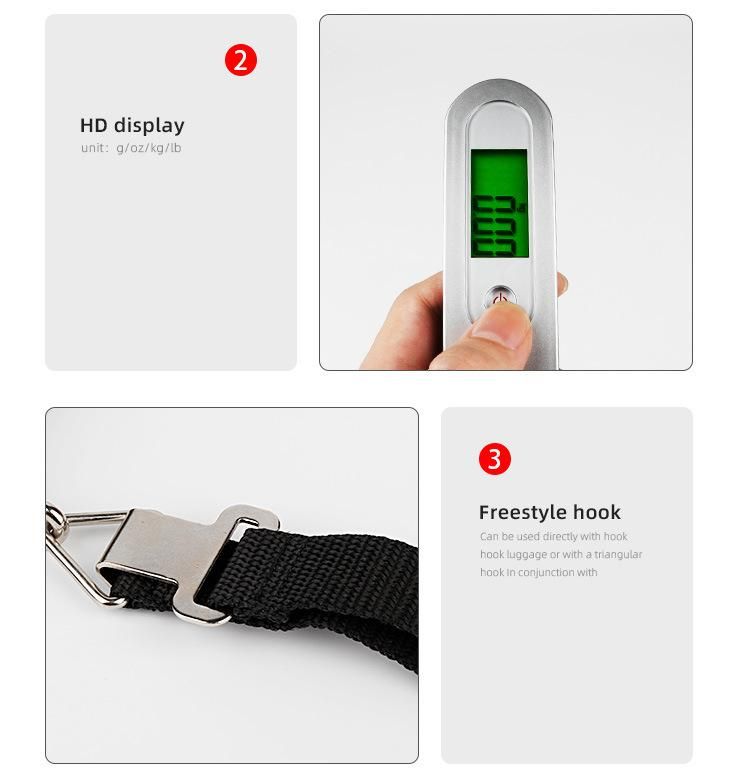 Multifunction Digital Portable Handle Suitcase Luggage Scale