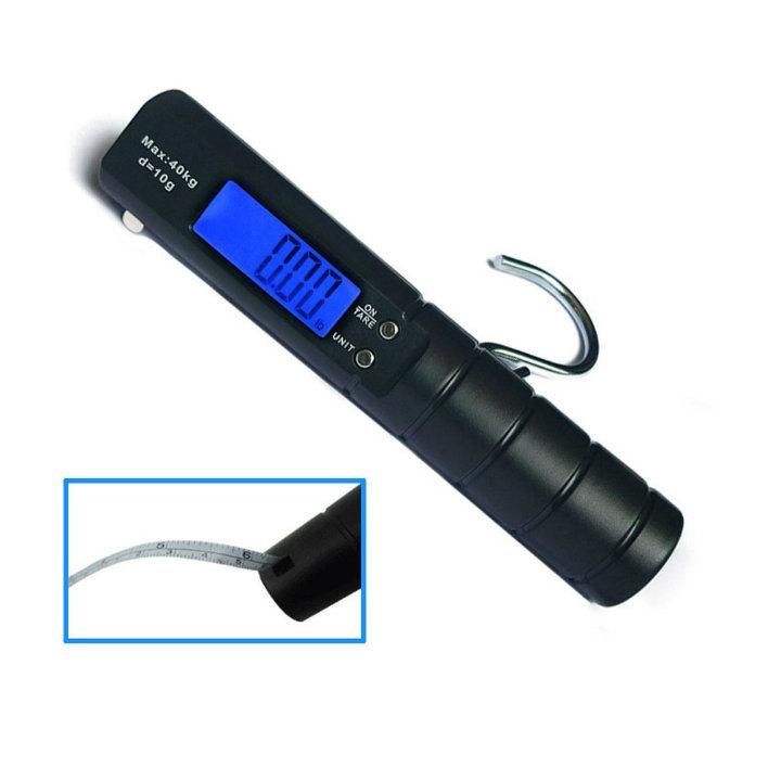 Fishing Handheld Suitcases Bag Travel Luggage Weight Scale with Flashlight