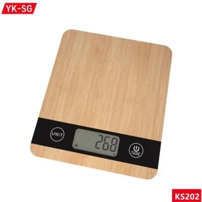 Electronic Digital Bamboo Kitchen Scale Food Weighing Scale
