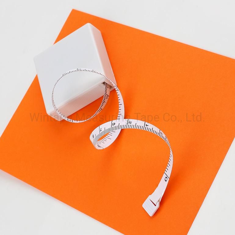 Special Square Plastic Retractable Measuring Tape as Promotional Gift