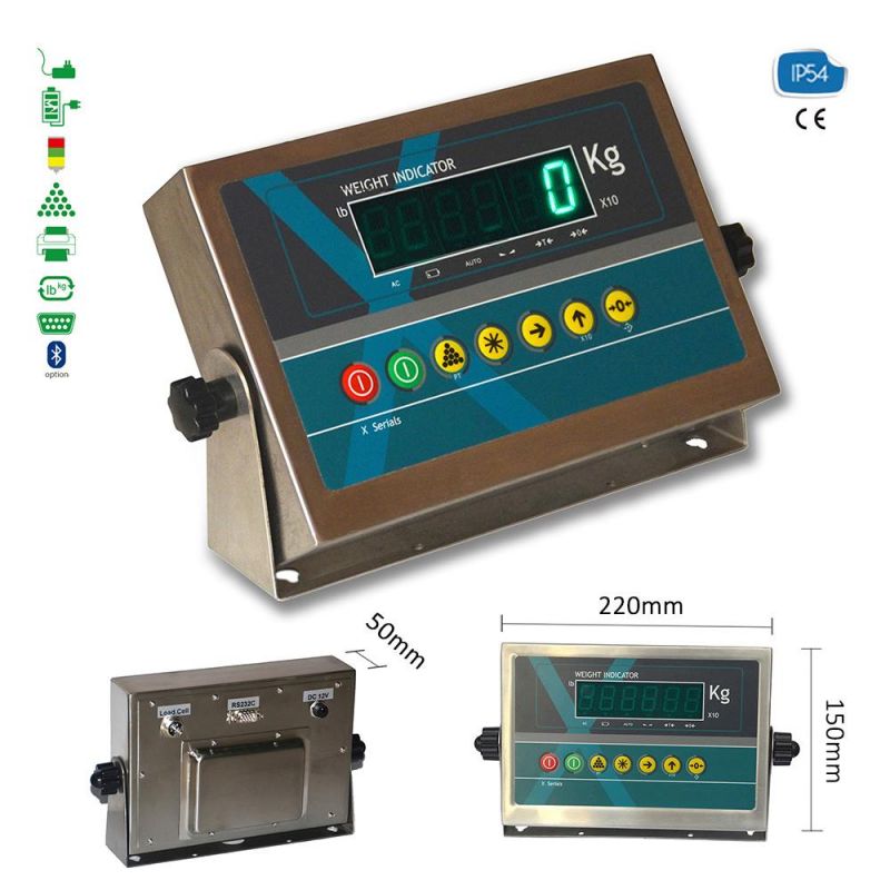 X5 X5m OIML Industrial Digital Weighing Scale System Indicator with RS232 RS485