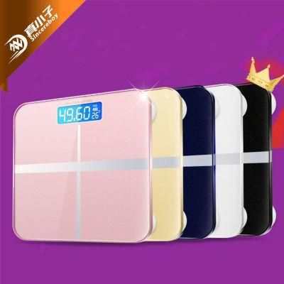 High Quality Fashion Imprinting Glass Body Scales 180kg Capacity