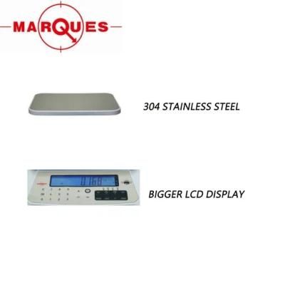 3~30kg Stainless Steel Electronic Portable Weighing Scale with Large LCD Screen Display RS232