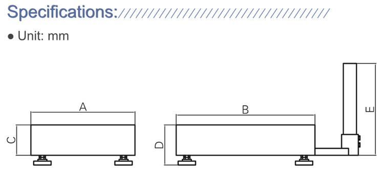 Aluminum Single Point Load Cell 30-500kg Digital Tcs Electronic Platform Scale