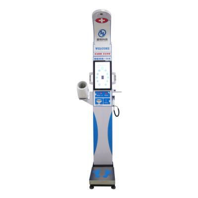 Digital Coin Operation Height Weight Scale with BMI Blood Pressure and Body Composition Analysis and Temperature