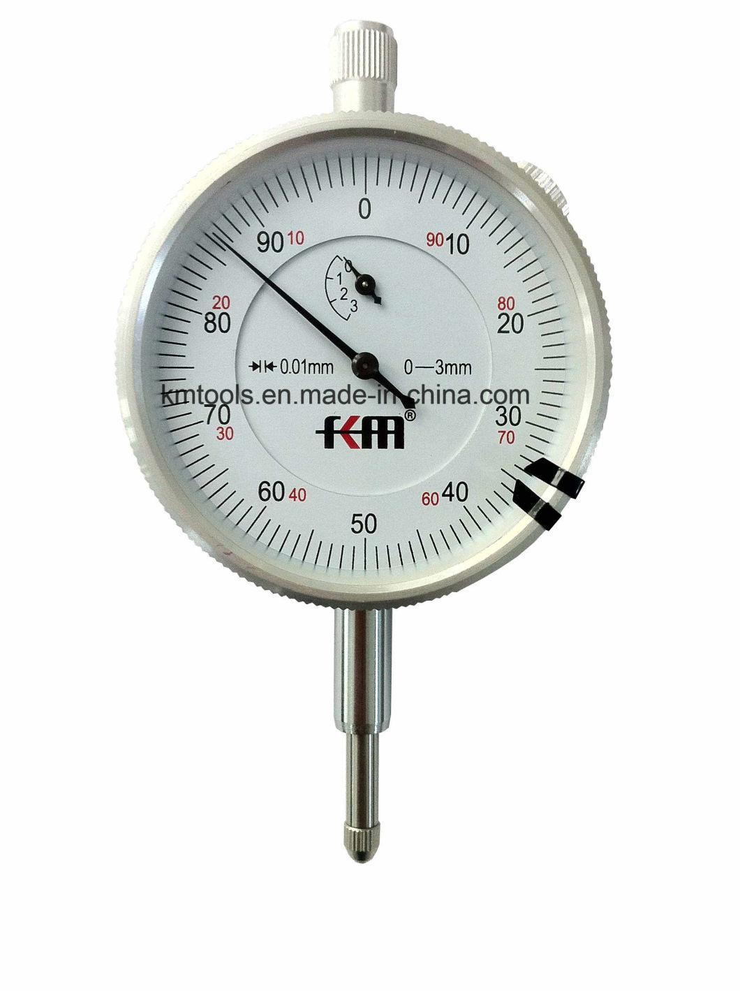 High Quality 0-3mm Dial Indicator with 0.01mm Graduation