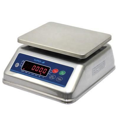 30kg/2g Seafood Food Digital IP68 Waterproof Stainless Steel Weighing Scale for Fishing