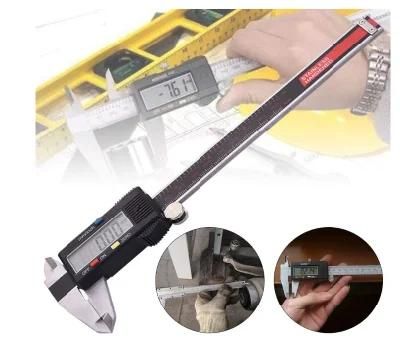 Stainless Steel Digital Caliper Vernier Micrometer 0-6 Inches Electronic Ruler Gauge Meters