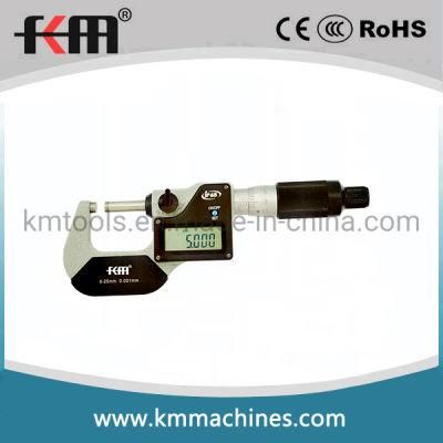 0-25mm Digital Outside Micrometer Large LCD Display for 0.001mm Resolution